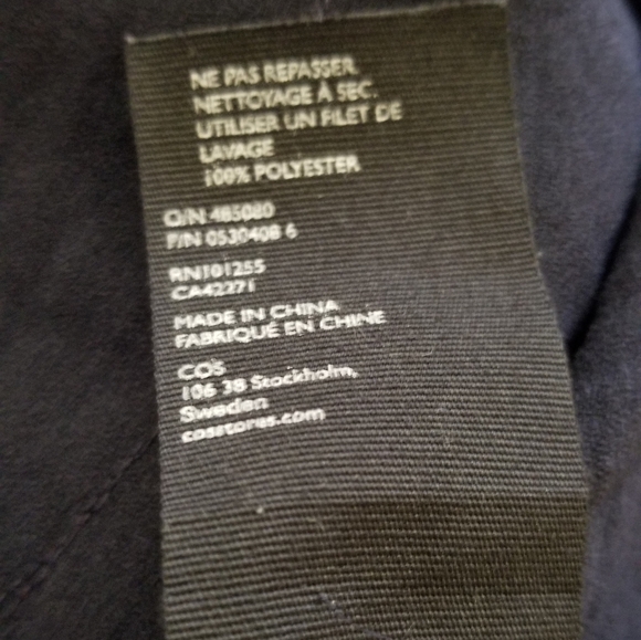 COS Navy Blue Sleeveless Maxi Dress - Picture 7 of 15